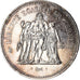 Coin, France, Hercule, 50 Francs, 1976, Paris, AU(55-58), Silver, KM:941.1