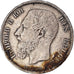 Moneda, Bélgica, Leopold II, 5 Francs, 1868, Brussels, MBC, Plata, KM:24
