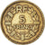 Moeda, França, Lavrillier, 5 Francs, 1947, EF(40-45), Alumínio-Bronze