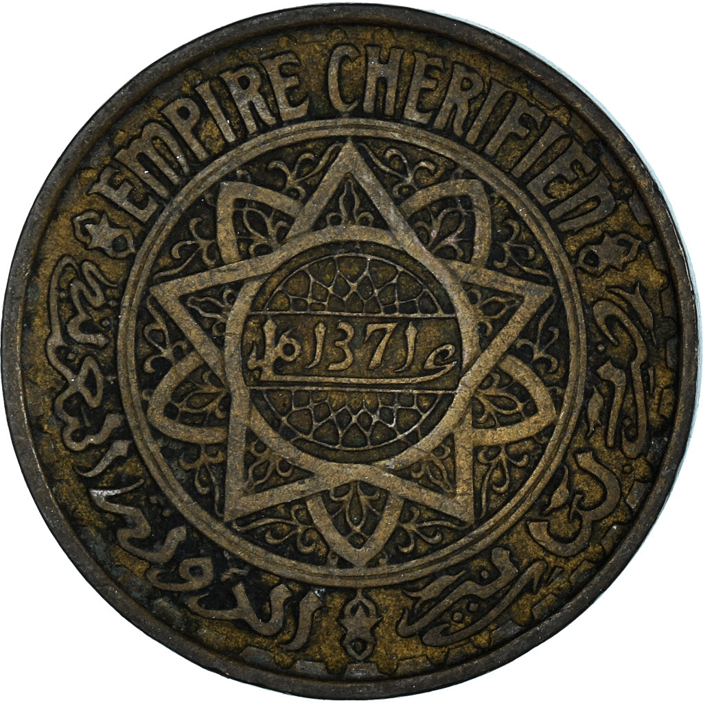 Coin, Morocco, 50 Francs, 1371
