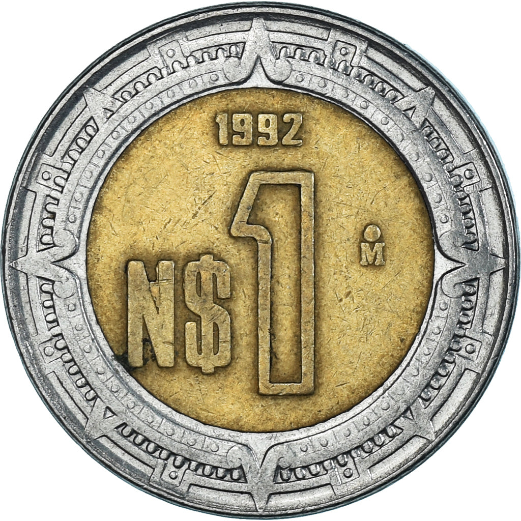 Moneta, Mexico, Nuevo Peso, 1992