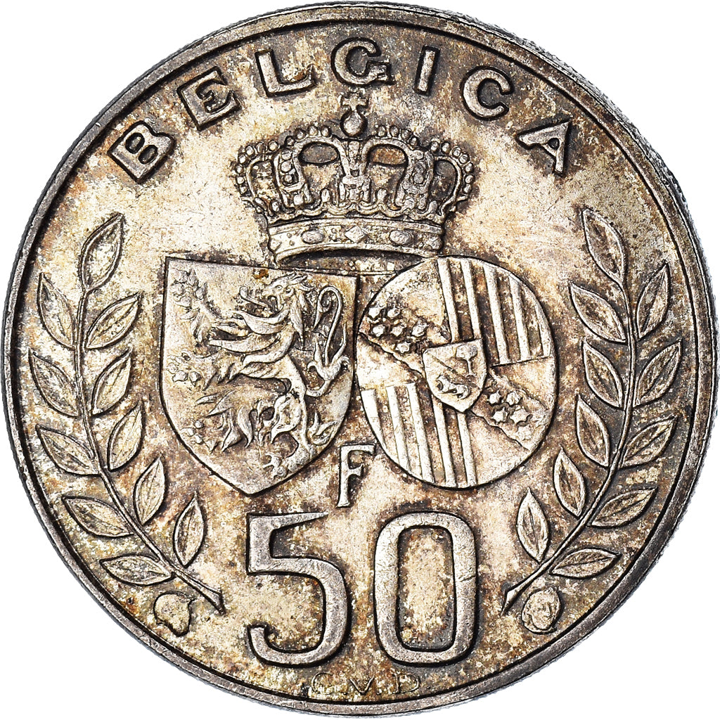 Coin, Belgium, Baudouin I, 50 Francs, 1960, Royal Belgium Mint, EF(40-45)