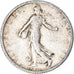 Coin, France, Semeuse, Franc, 1917, Paris, EF(40-45), Silver, KM:844.1