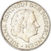 Coin, Netherlands, Juliana, Gulden, 1957, Utrecht, AU(55-58), Silver, KM:184