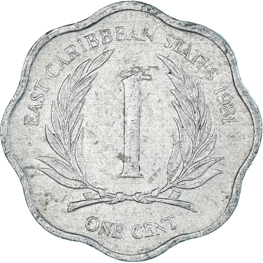 Moneta, Państwa Wschodnich Karaibów, Cent, 1981