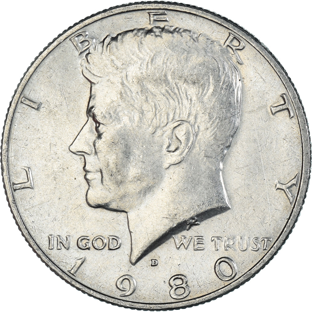 Moneta, Stati Uniti, Half Dollar, 1980