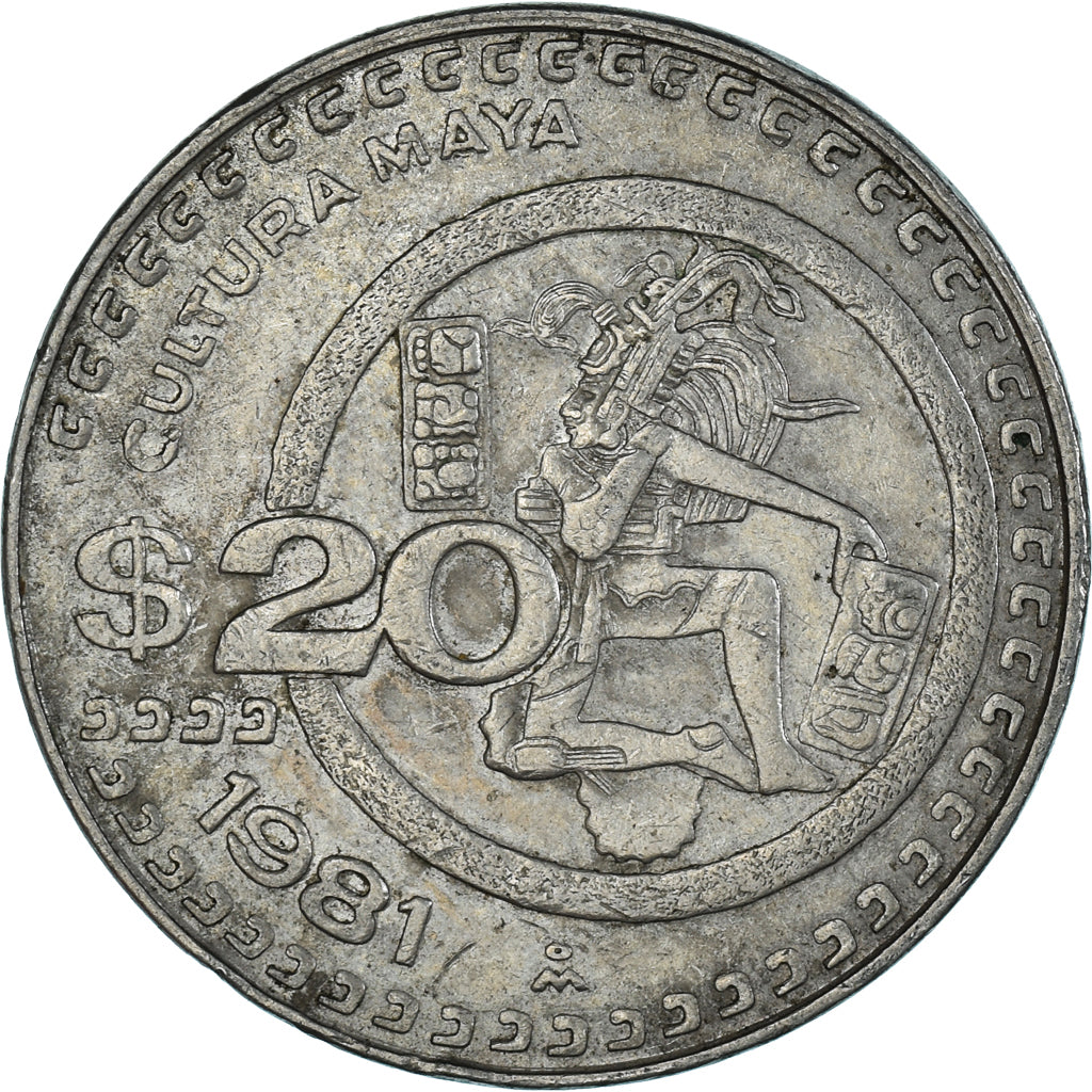 Coin, Mexico, 20 Pesos, 1981