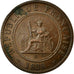 Coin, French Indochina, Cent, 1888, Paris, EF(40-45), Bronze, KM:1, Lecompte:40