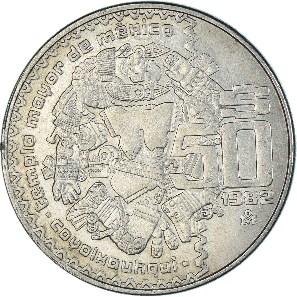 Monnaie, Mexique, 50 Pesos, 1982