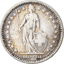 Coin, Switzerland, 2 Francs, 1909, Bern, VF(20-25), Silver, KM:21