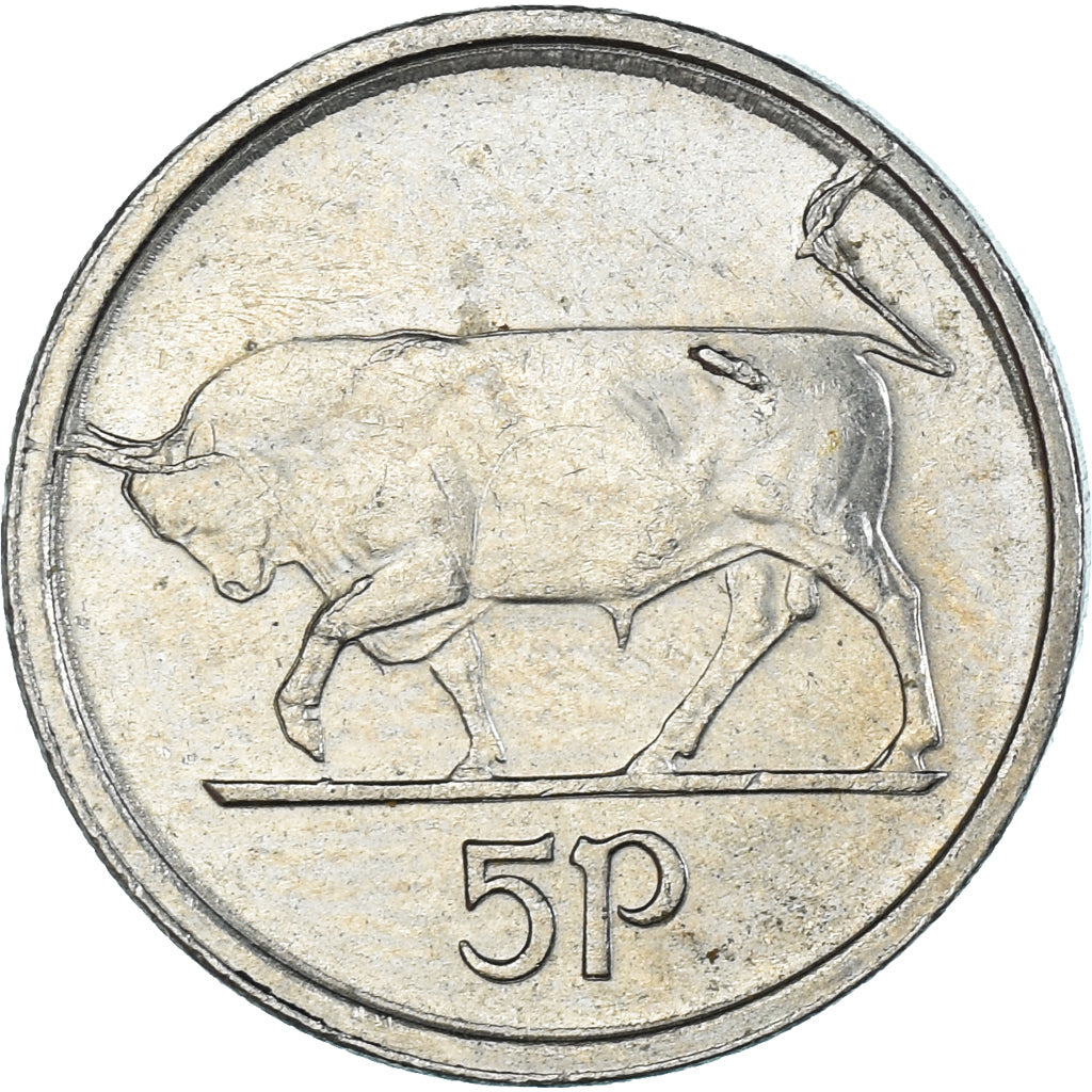Münze, Ireland, 5 Pence, 1996