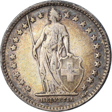 Coin, Switzerland, 2 Francs, 1920, Bern, EF(40-45), Silver, KM:21