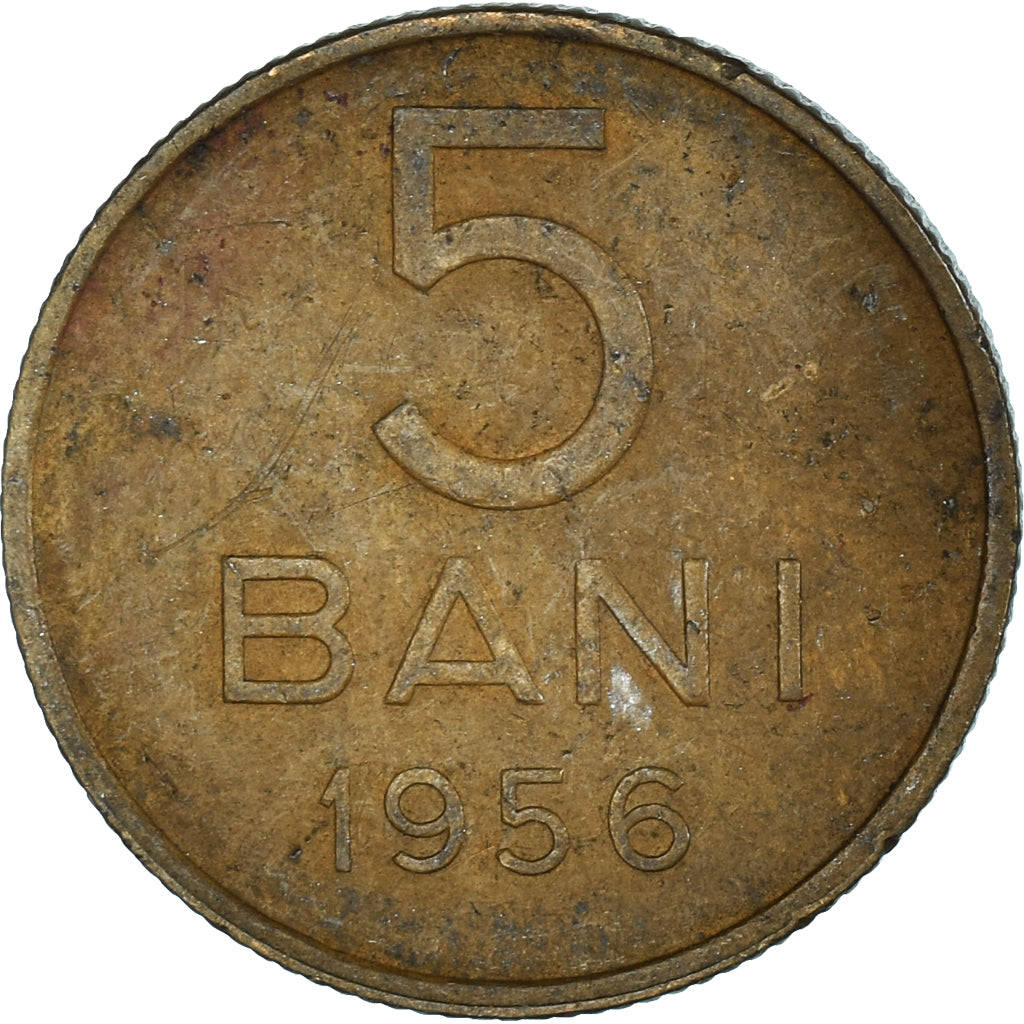 Monnaie, Roumanie, 5 Bani, 1956