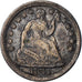 Coin, United States, Seated Liberty, Drapery Added, Half Dime, 1841