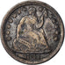 Moneda, Estados Unidos, Seated Liberty, Drapery Added, Half Dime, 1841