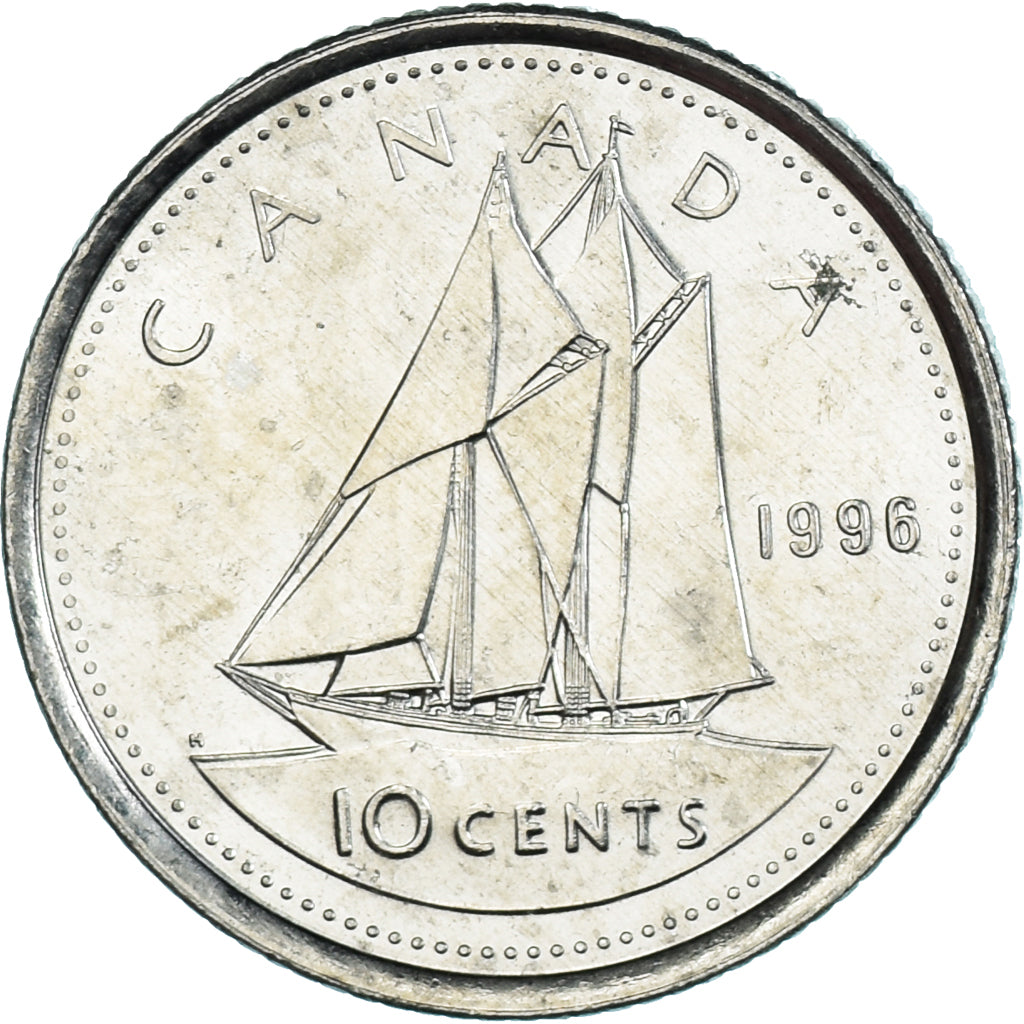 Moneta, Canada, 10 Cents, 1996