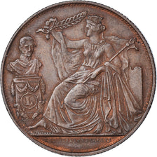 Belgio, medaglia, Module de 5 centimes, Léopold Ier, Inauguration du Roi