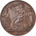 Bélgica, Medal, Module de 5 centimes, Léopold Ier, Inauguration du Roi