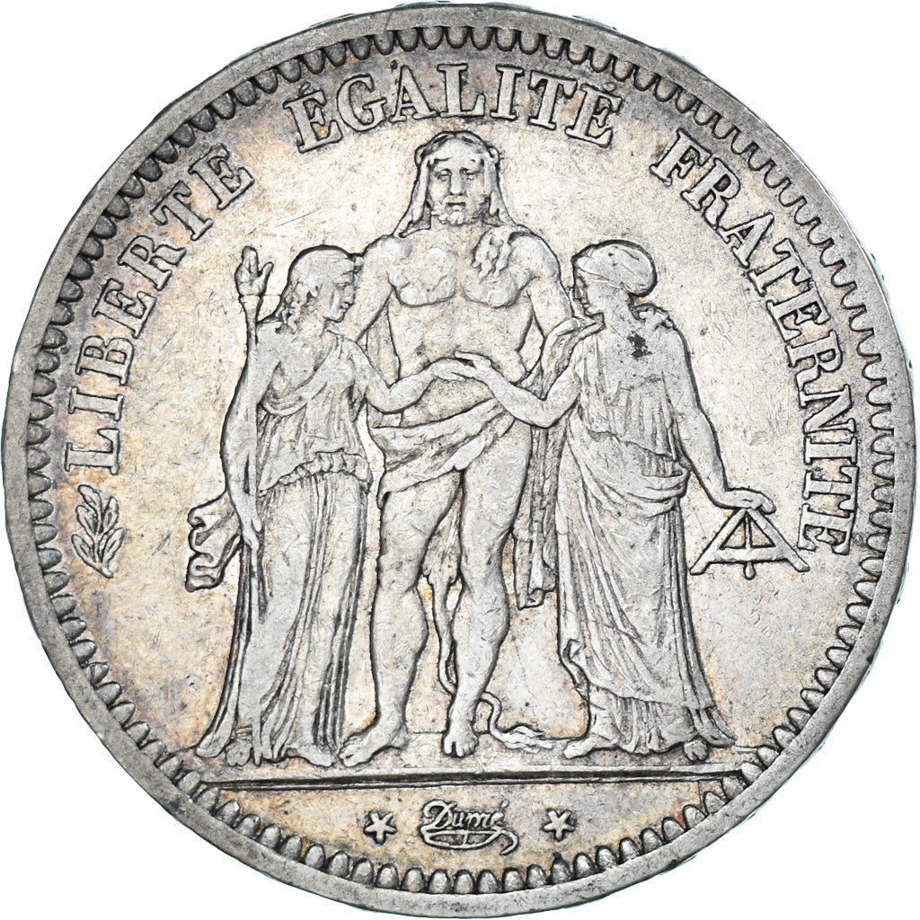 Münze, Frankreich, Hercule, 5 Francs, 1848, Paris, S+, Silber, KM:756.1