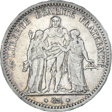 Münze, Frankreich, Hercule, 5 Francs, 1848, Paris, S+, Silber, KM:756.1