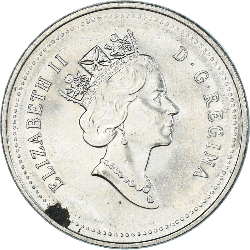 Coin, Canada, 5 Cents, 1996