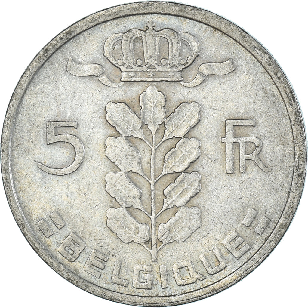 Moneta, Belgio, 5 Francs, 1950