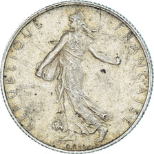 Moneta, Francia, Semeuse, 2 Francs, 1915, Paris, BB, Argento, KM:845.1