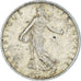 Moneta, Francia, Semeuse, 2 Francs, 1915, Paris, BB, Argento, KM:845.1