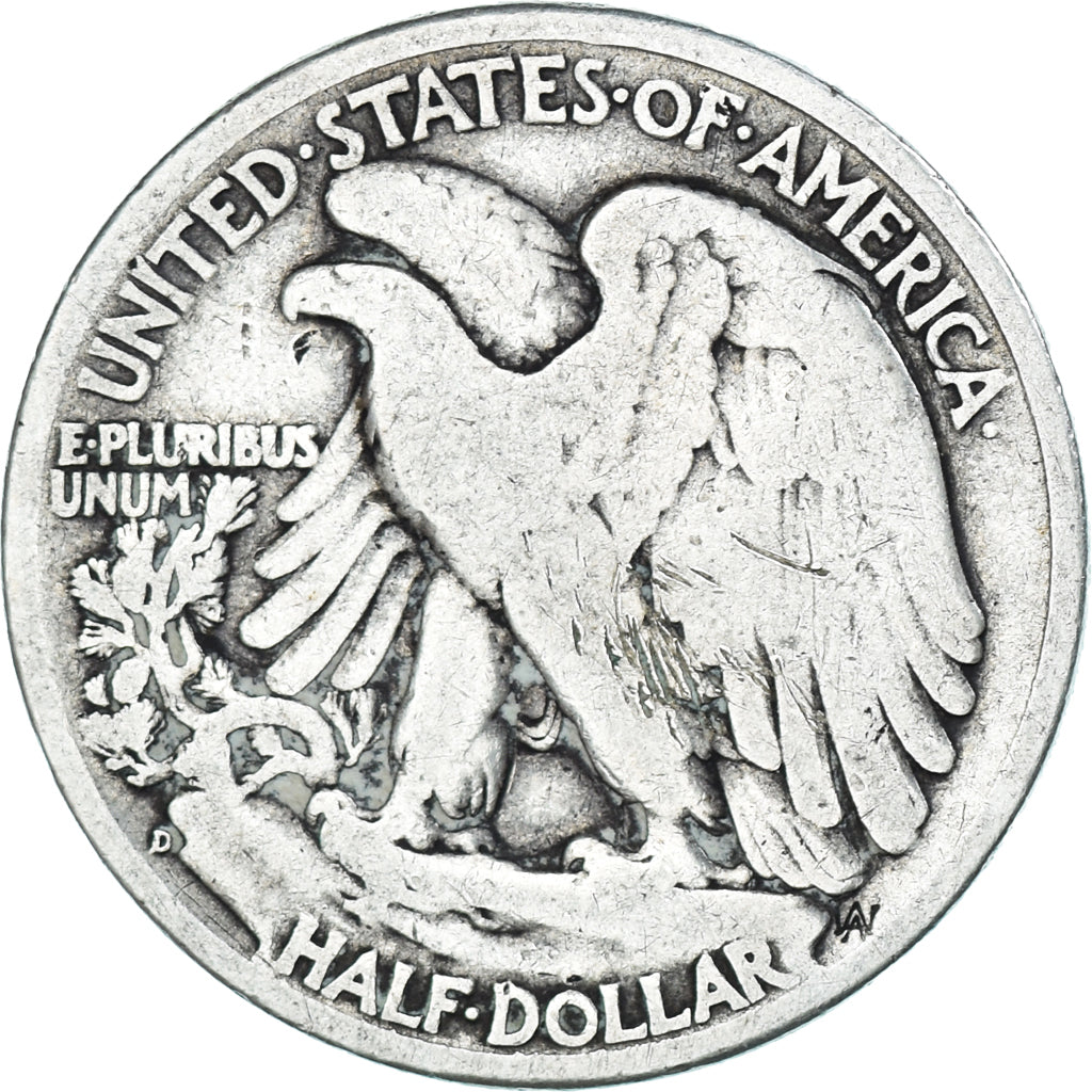 Münze, Vereinigte Staaten, Walking Liberty, Half Dollar, 1944, Denver, S