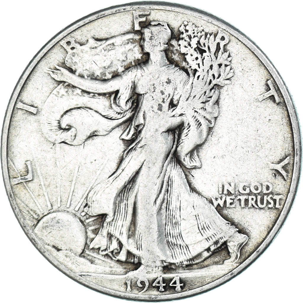 Moneta, Stati Uniti, Walking Liberty, Half Dollar, 1944, Philadelphia, BB