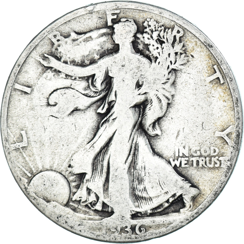 Münze, Vereinigte Staaten, Walking Liberty, Half Dollar, 1936, Philadelphia