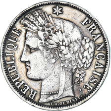 Monnaie, France, Cérès, 5 Francs, 1850, Paris, TB+, Argent, Gadoury:719