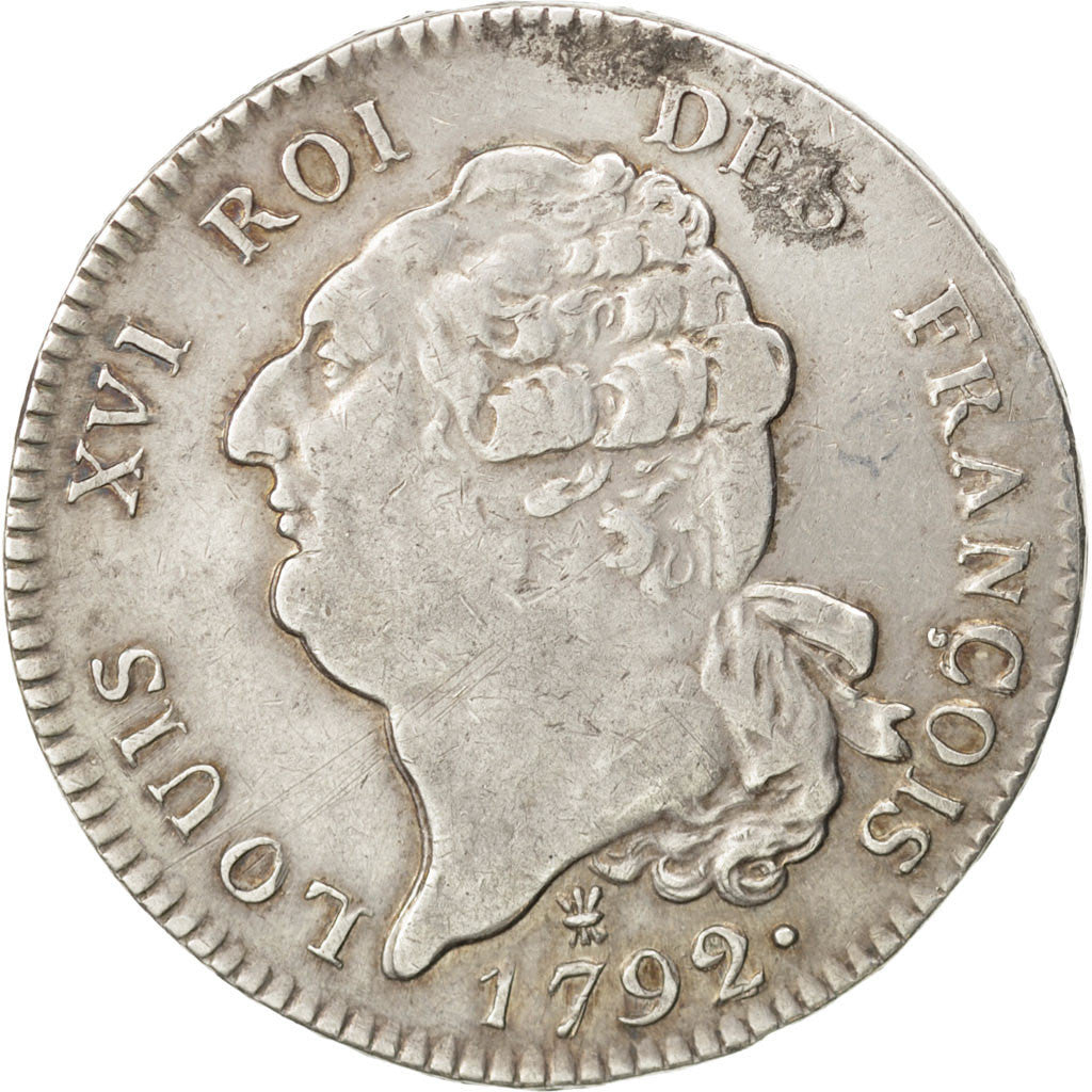 Coin, France, Écu de 6 livres françois, ECU, 6 Livres, 1792, Limoges