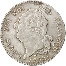 Coin, France, Écu de 6 livres françois, ECU, 6 Livres, 1792, Limoges