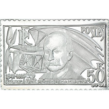 France, Medal, Postal stamp, 50 Francs, Le Médaillier Franklin, Clement Ader