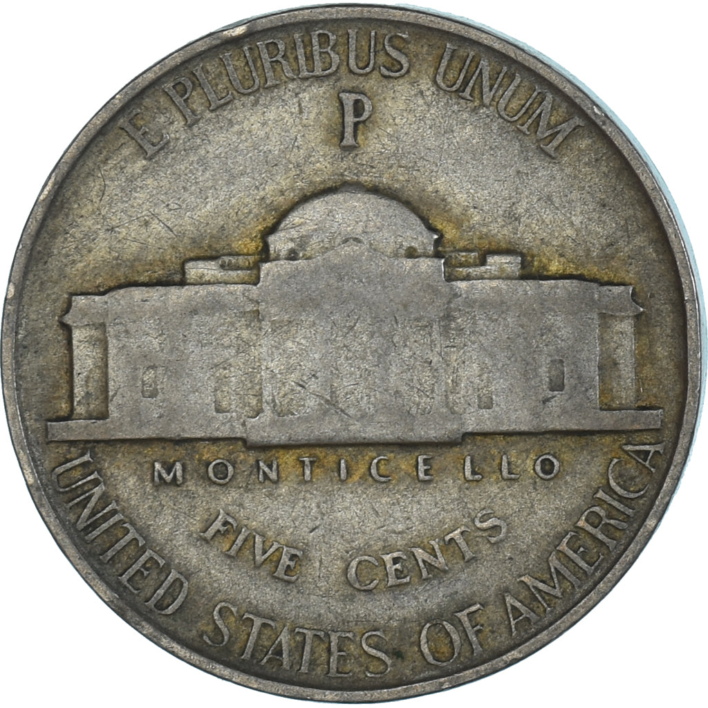 Moneta, Stati Uniti, 5 Cents, 1942