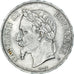Monnaie, France, Napoleon III, 5 Francs, 1870, Strasbourg, TTB, Argent