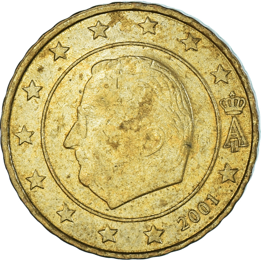 Münze, Belgien, 10 Euro Cent, 2001