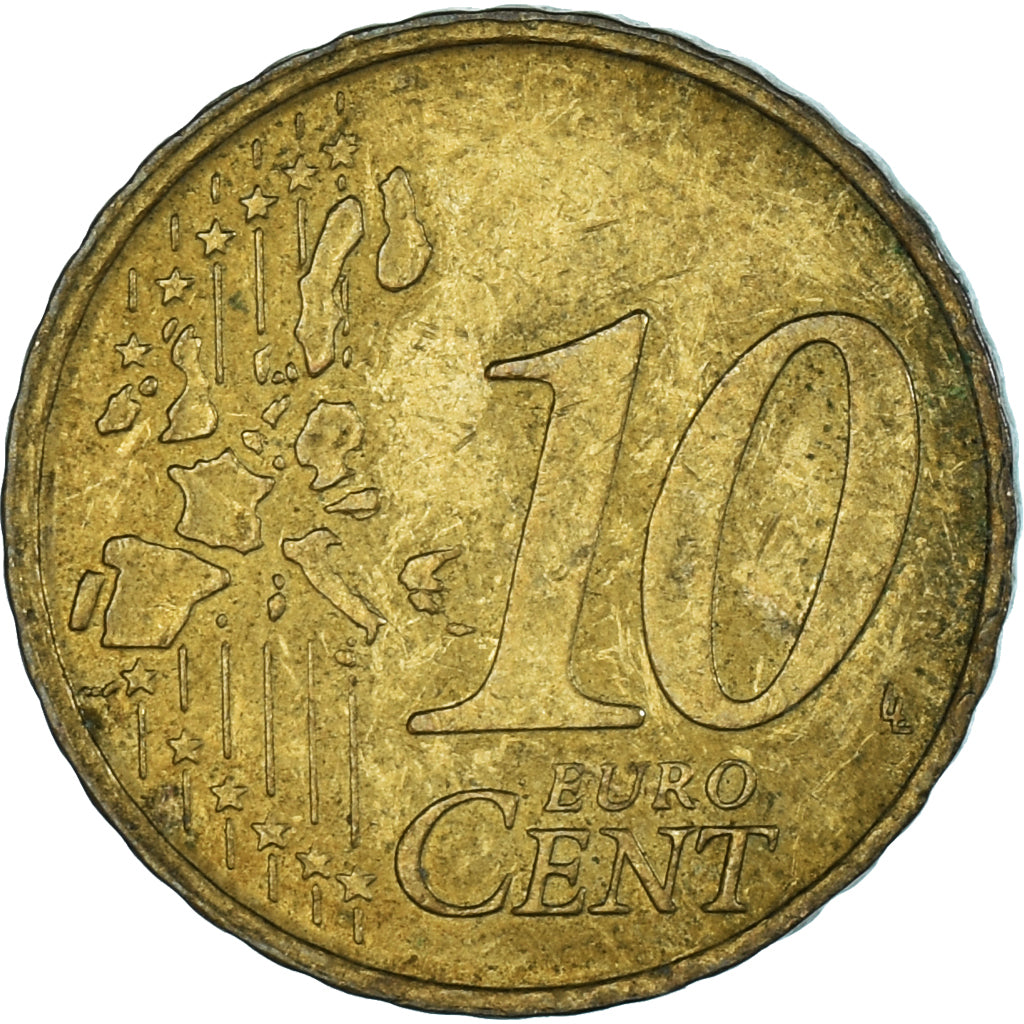 Münze, Belgien, 10 Euro Cent, 2001
