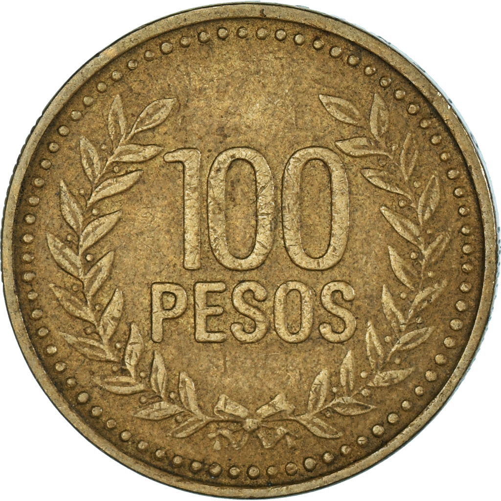 Moneta, Colombia, 100 Pesos, 1995