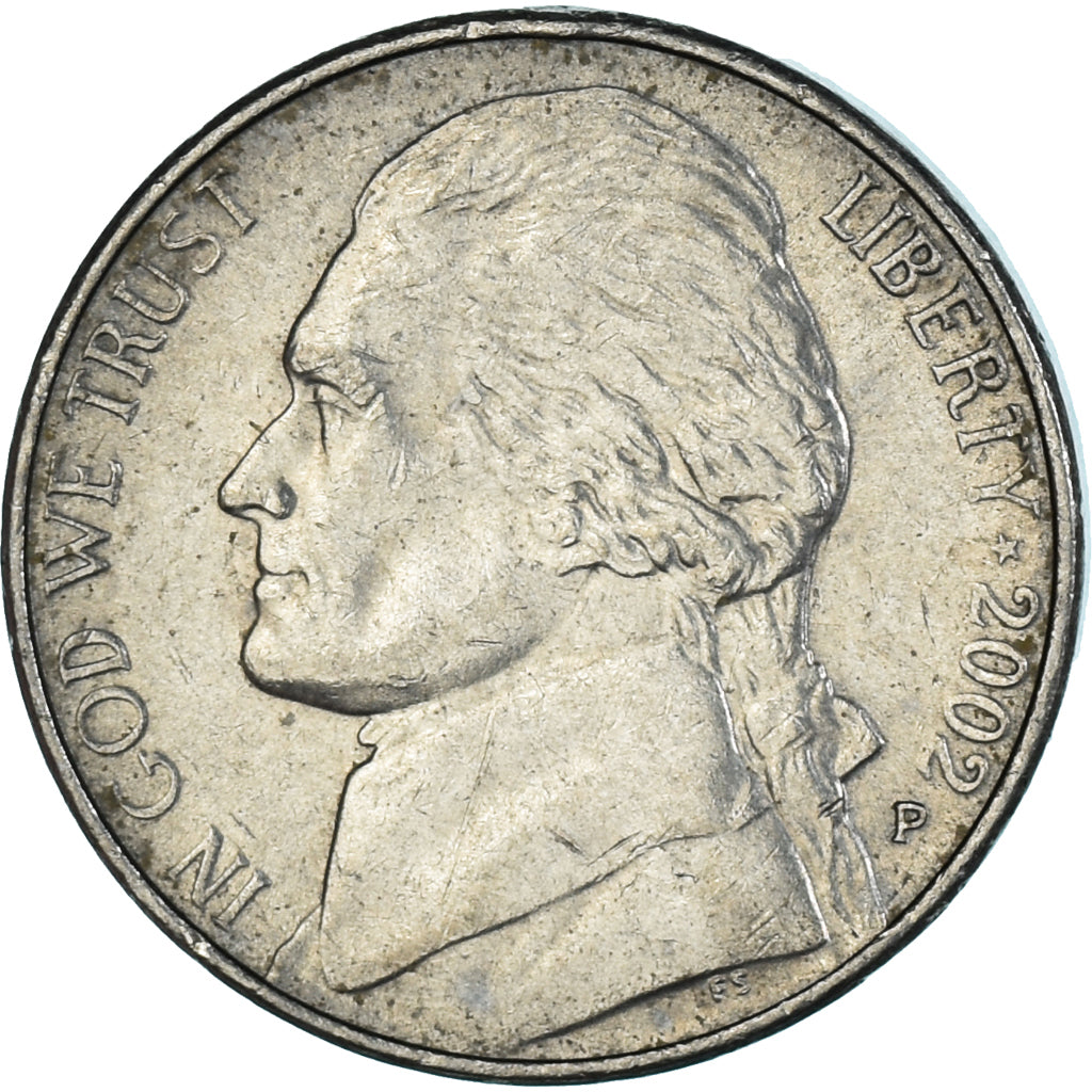Munten, Verenigde Staten, 5 Cents, 2002