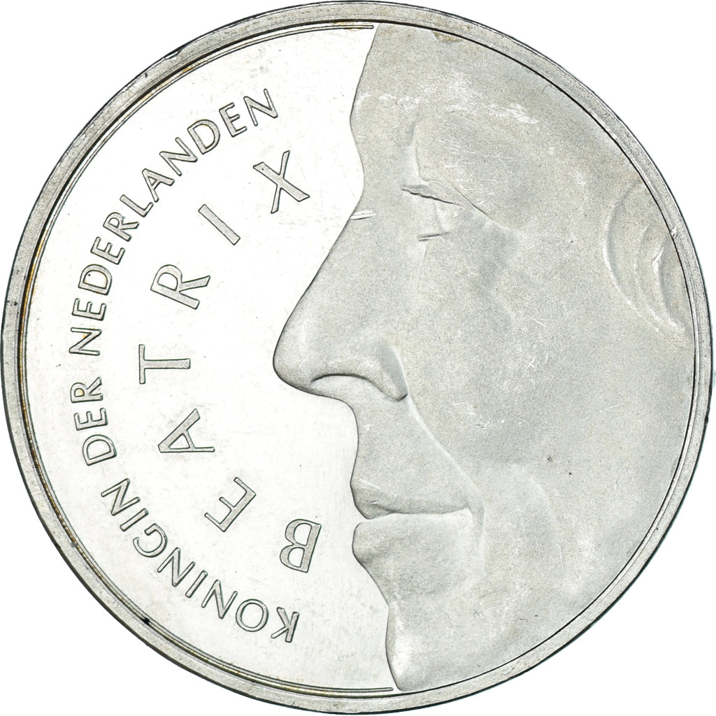 Münze, Niederlande, Beatrix, 50 Gulden, 1991, VZ+, Silber, KM:215