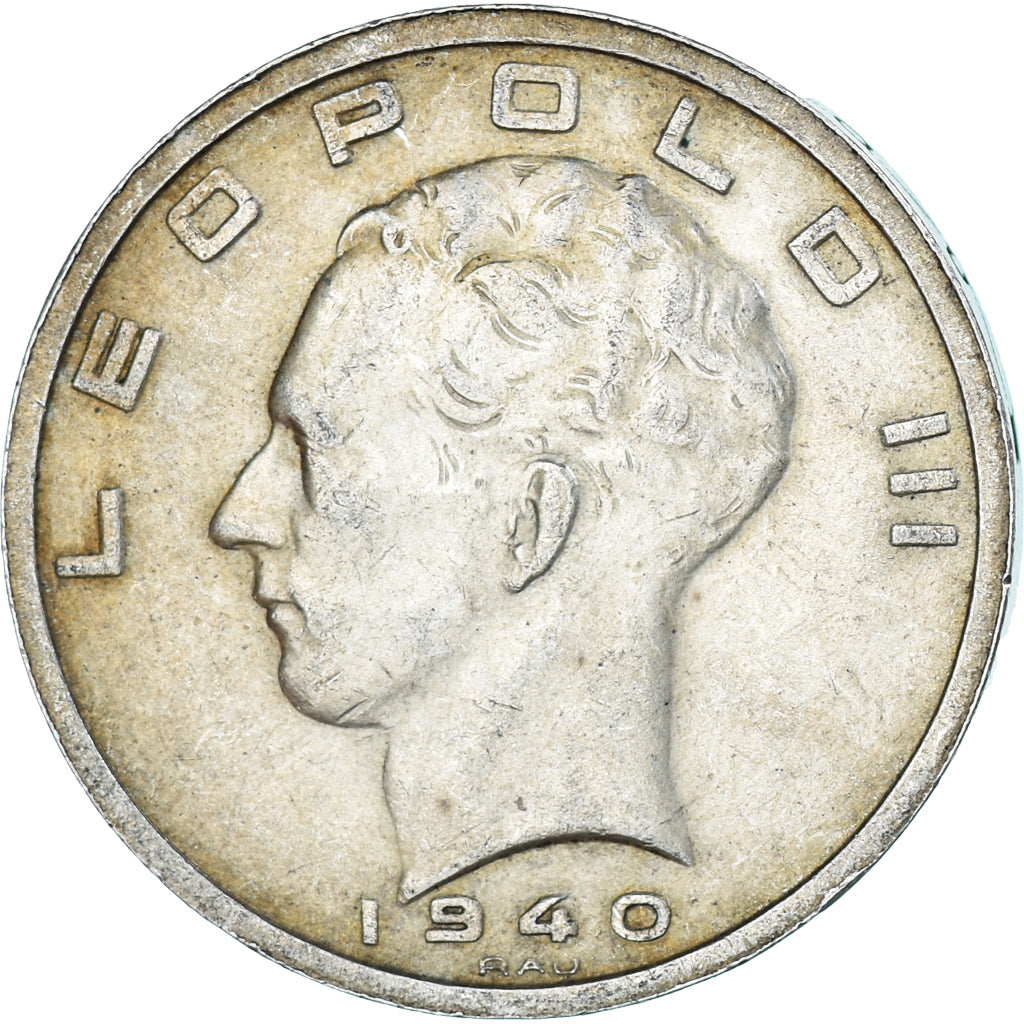 Monnaie, Belgique, 50 Francs, 50 Frank, 1940, SUP, Argent, KM:122.1