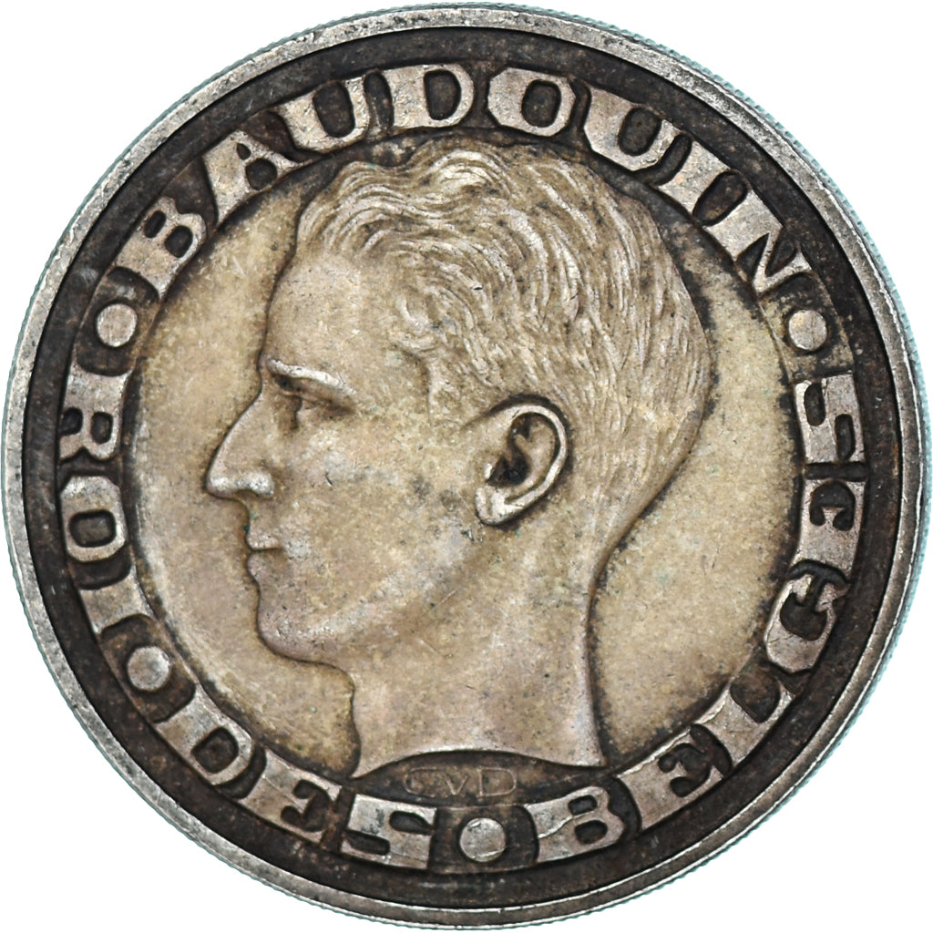 Coin, Belgium, 50 Francs, 50 Frank, 1958, AU(55-58), Silver, KM:150.1