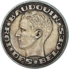 Coin, Belgium, 50 Francs, 50 Frank, 1958, AU(55-58), Silver, KM:150.1