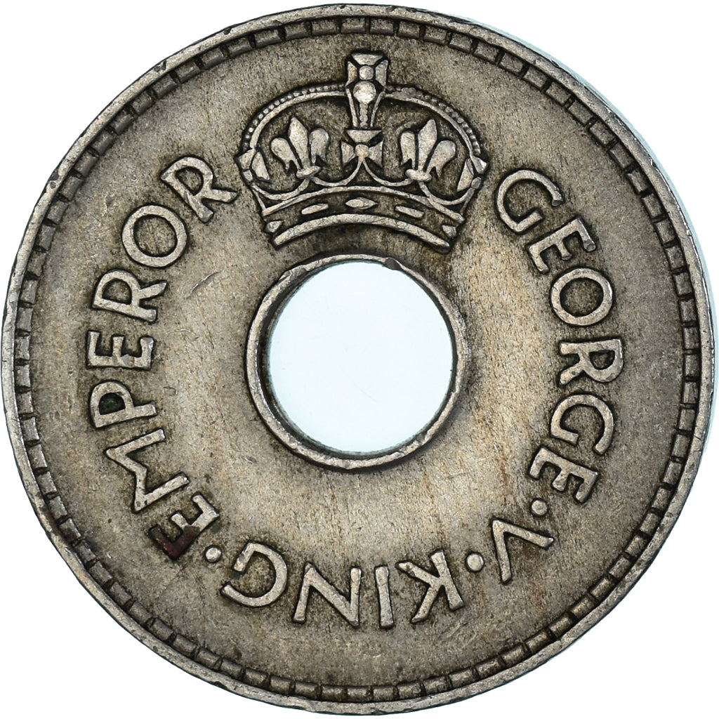 Coin, Fiji, Penny, 1934