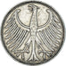 Moneta, GERMANIA - REPUBBLICA FEDERALE, 5 Mark, 1957, Munich, BB, Argento