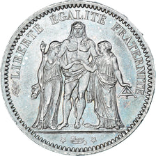 Moneta, Francia, Hercule, 5 Francs, 1873, Paris, BB, Argento, KM:820.1