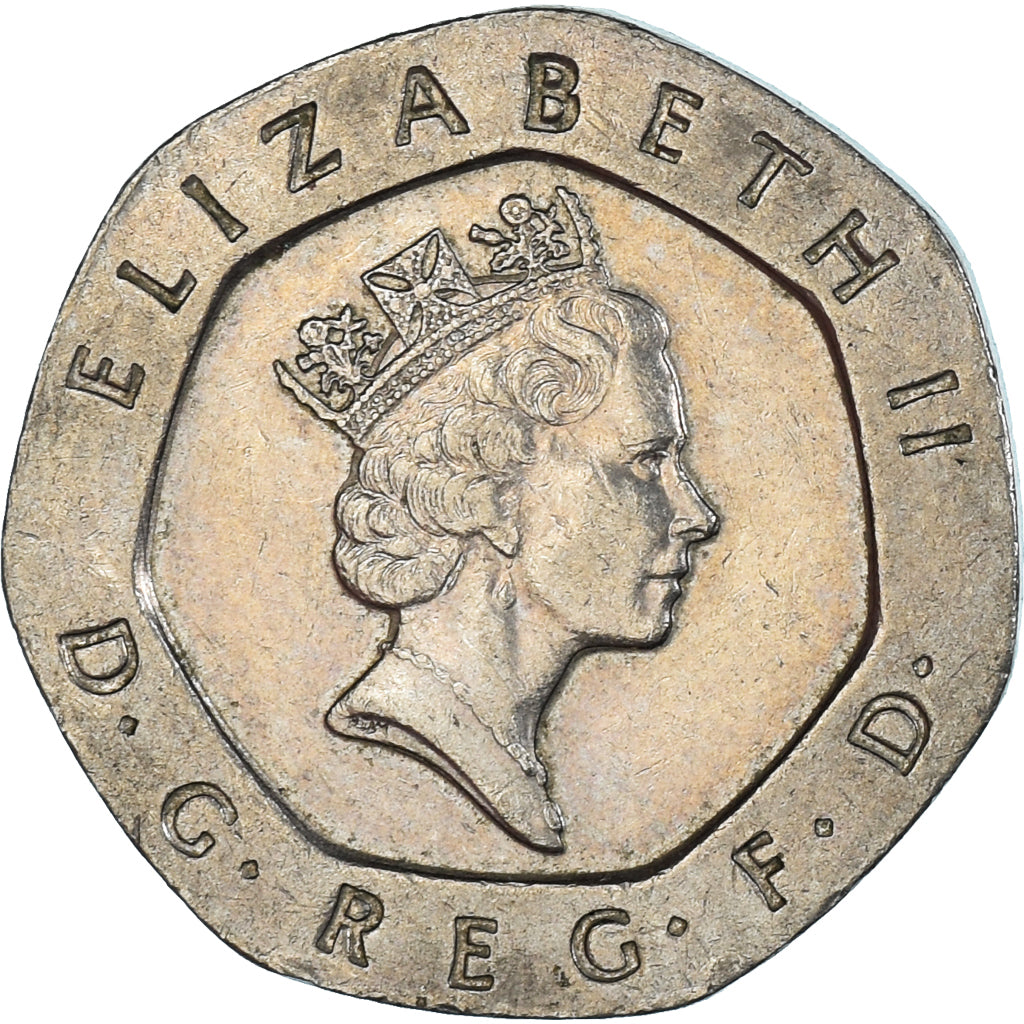 Coin, Great Britain, 20 Pence, 1992