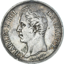 Monnaie, France, Charles X, 5 Francs, 1830, Marseille, TB+, Argent, Gadoury:644